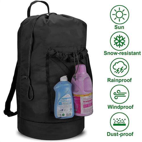 600D Oxford bag trip rope, shoulder-and-sleeve laundry bag,