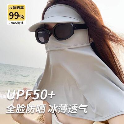 The summer sunscreen covers the suns face, Ginis face, and