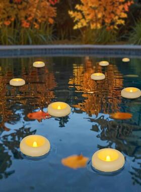 Water-floating candles, water-proof electronic candlelights,