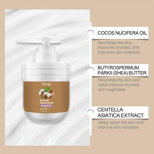 Coconut facials are warm and defrozen.