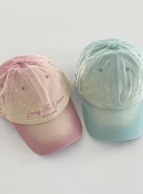 The old-time-converted duck and tongue hat girl with the fac