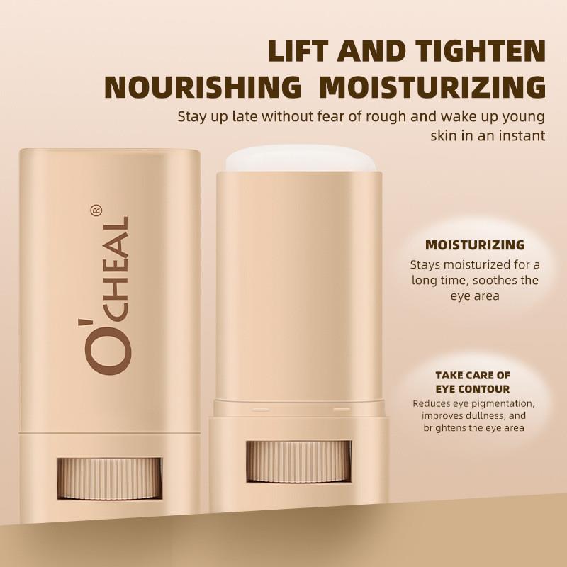 OCHEALs eye cream is soaking wet, and the fine black eyerin