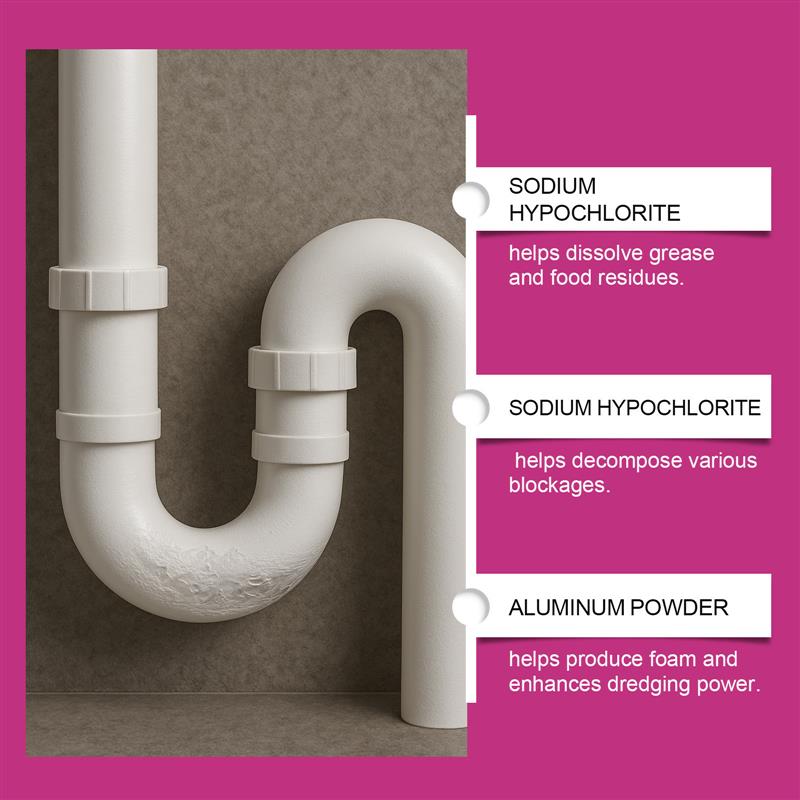 Drainage pipes pollination, multi-material pipelines, fat ha