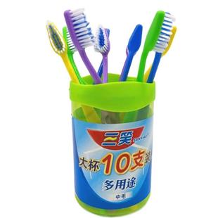 Ten drums of hair-waved adults in a toothbrush homes overva