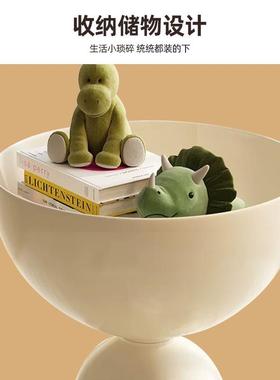 A light-loose bedside cabinet home with a couple of things o