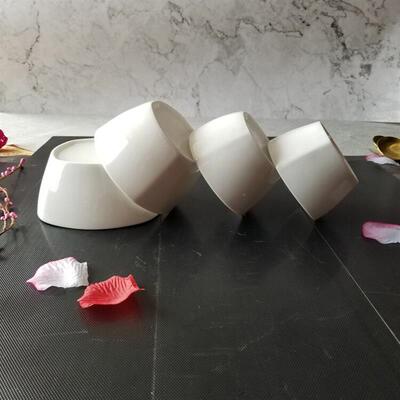 Four inches of square rice bowls home with ceramic bowls, wh