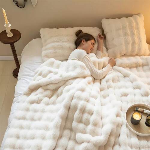 Tuscany blankets with thick, warm, tweedy veggie blankets in