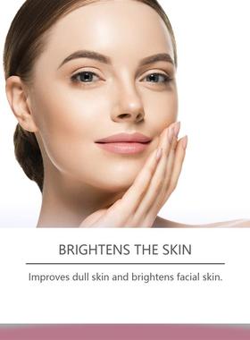 Facial gluten, soaking wet skin and young and dynamic day-to