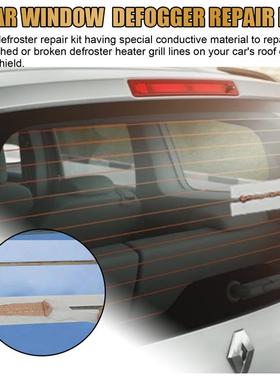 Post-window fog repair kit, rear window heater defroster rep