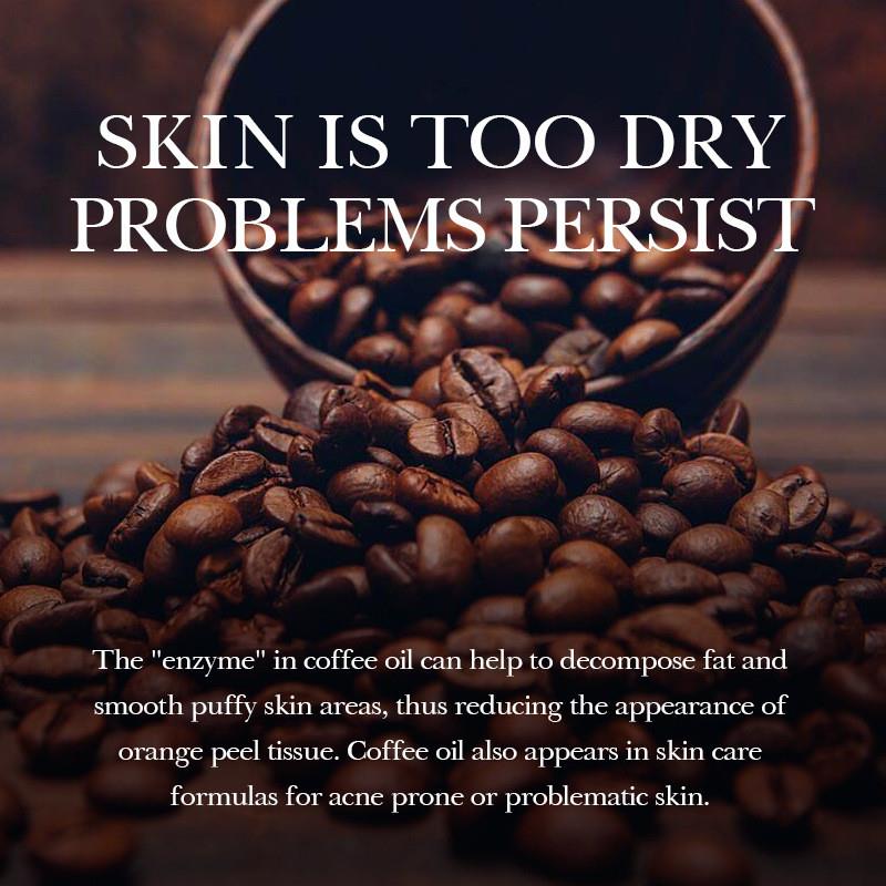 Coffee is hard to wrinkled body milk, so its wet and fresh,