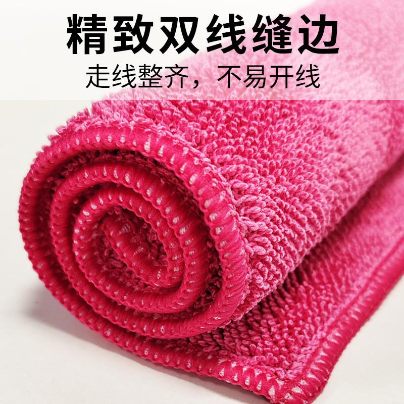 Wipe the towels with the waterless double-stamped water-suck