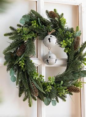 The Christmas bell hangs on 8 cm and the iron bell decorate