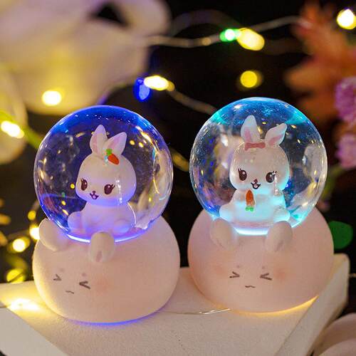 A gift for a girls lovely, velvet radish rabbit 45# Crystal