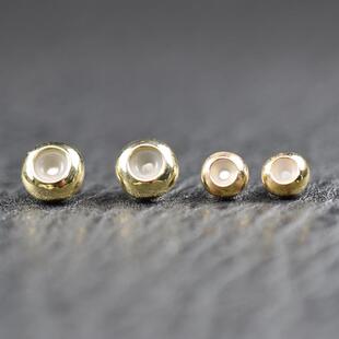 Copper plating 14K real gold, silicon modifier bead position
