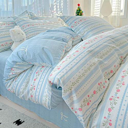 Knew 60s four sets of 100 full cotton sets of bed sheets for