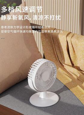 Super-sonic desktop fan small portable voiceless student dor