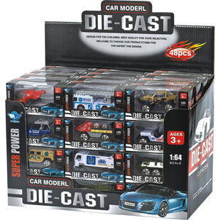 仿真汽车模型玩具批发合金车四驱车滑行行驶地摊货源批发夜市热卖