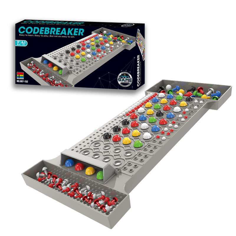 跨境趣味亲子互动桌面解密游戏休闲策略桌游解破密码神机妙算玩具