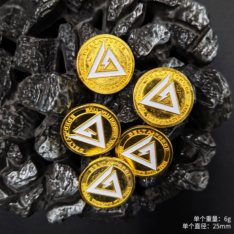 三角洲行动金币怜悯之刃折叠刀周边近战武器赤枭爪子合金属玩具