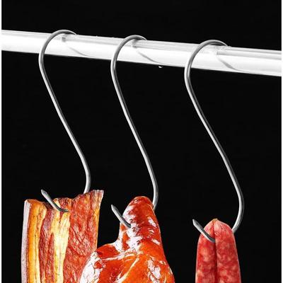 S-Type Stainless Steel Hooks for Cured Meat, Sausage, Roast