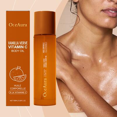 OCEAURA Vitamin C Softening Oil nourishes and hydrates the b