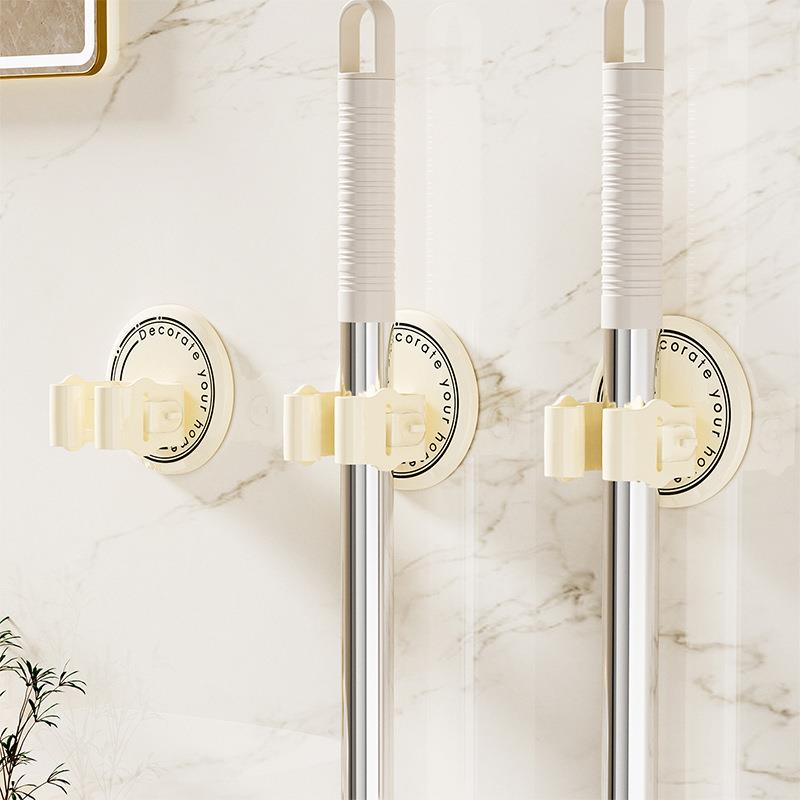 New Hot Sale Multi-Function Mop Clip Wall-Mounted No-Drillin