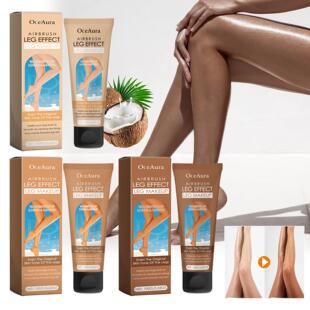 OceAura Leg Tanning Enhancer Cream - Outdoor Sunbathing均匀