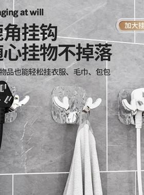 Strong adhesive plug hook, no drilling required, heavy-duty,