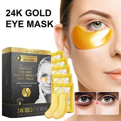 Jaysuing 24k Gold Eye Mask - Fades fine lines, dark circles,