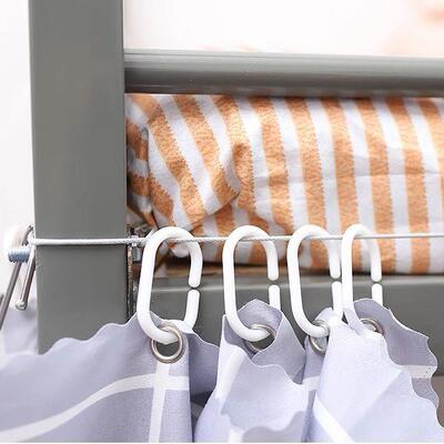 Adjustable dormitory bed curtains for lower bunk beds, provi