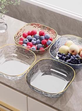 Luxurious transparent fruit platter for home living room, hi