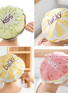 Waterproof Bath Cap for Adults, Women's Shower Cap, Cute Bat