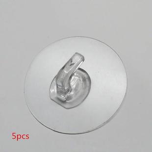 10pcs wall Self Adhesive Hangers Hooks 5pcs Stor Transparent