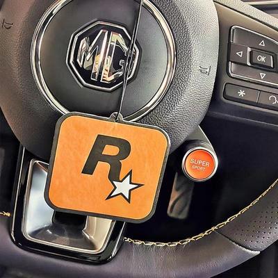 Trendy Car Air Freshener R Star Long-lasting Car Fragrance D