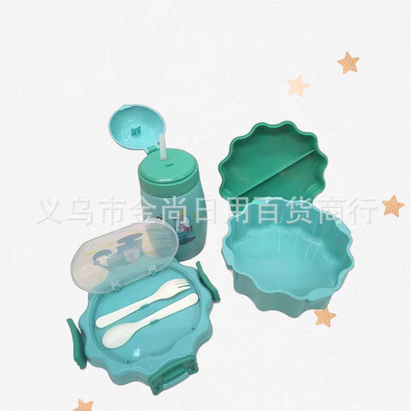 Hot-selling children's lunch box and water bottle set, cute