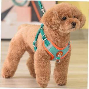 Harness Puppy Pet Adjustable New Reflective Leash Dog Set