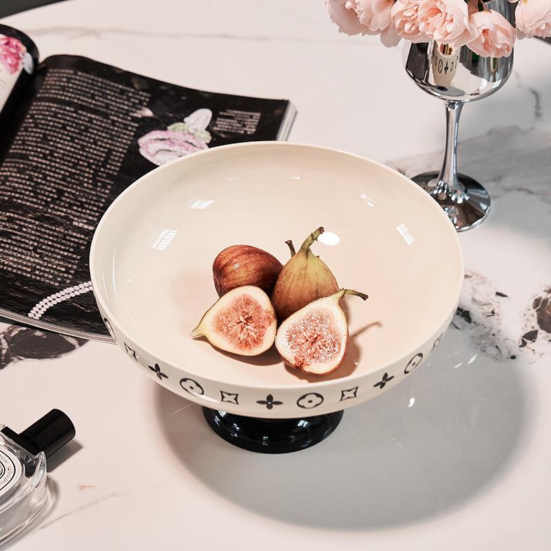 Fruit platter, high-footed fruit plate, living room coffee t