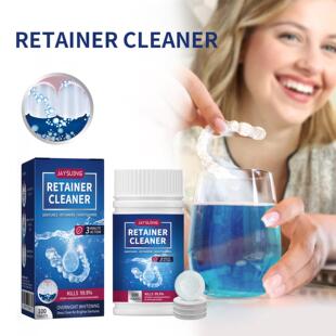 Jaysuing Denture Cleaning Tablets Freshen Breath Oral Care C