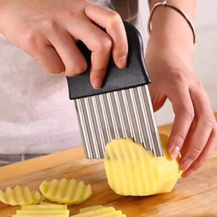 Wavy Blade Potato Slicer, Multi-functional Kitchen Slicer fo