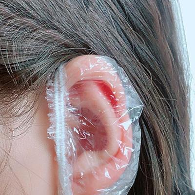 100 disposable thickened earplugs for ear piercing, to preve