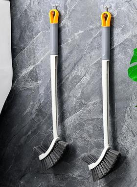 Long-handled toilet brush for hard-to-reach corners, bathroo