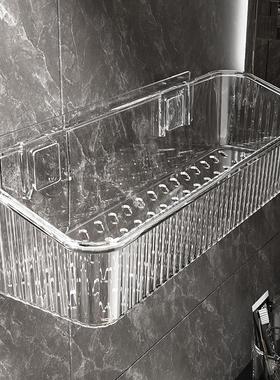 Bathroom Storage Shelf, Wall-Mounted, Drill-Free, Perfect fo