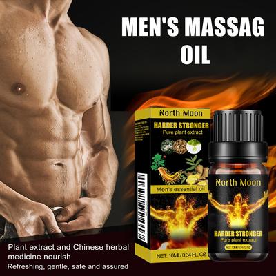 North Moon Men's Massage Essential Oil - Nourishing and Mois