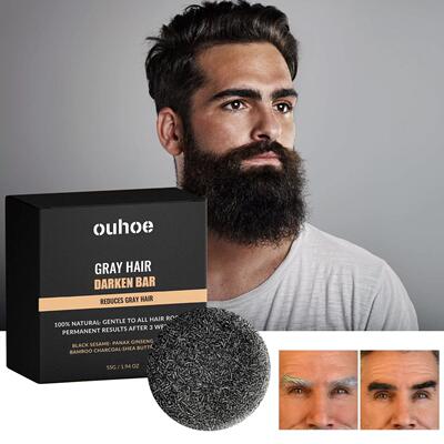OUHOE Black Hair Soap - Care for Black Hair, Strengthen and