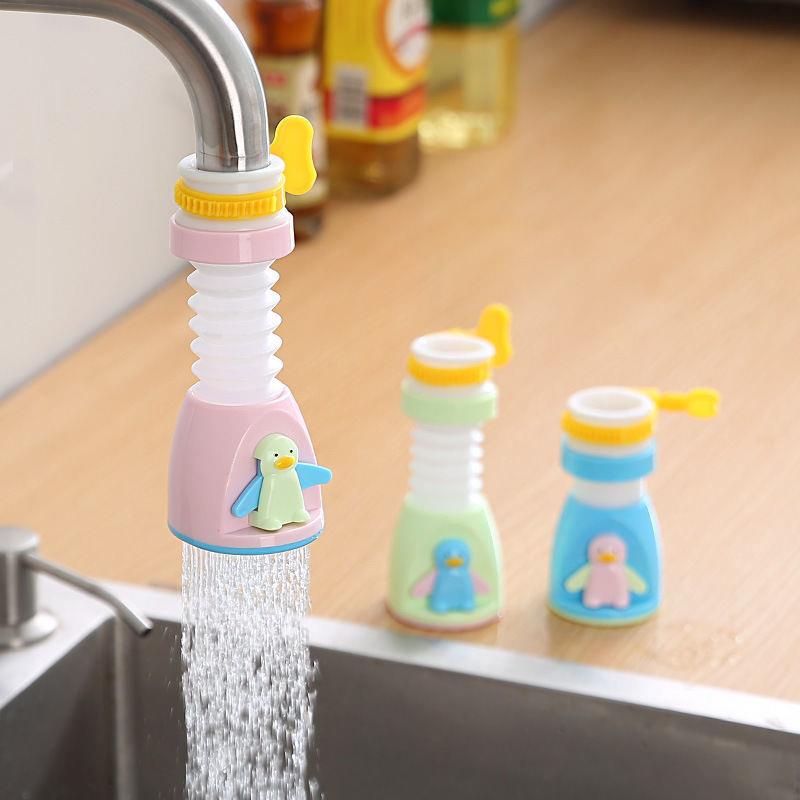 Universal Kitchen Faucet Anti-Splash Sprayer Nozzle Cartoon