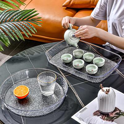 PET Kitchen Tray Large Capacity Open Storage Box for Fruits