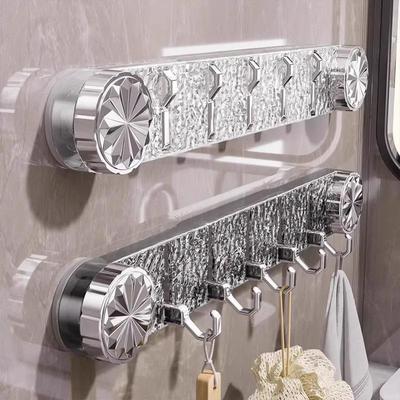 Bathroom suction cup row hooks with strong load-bearing capa