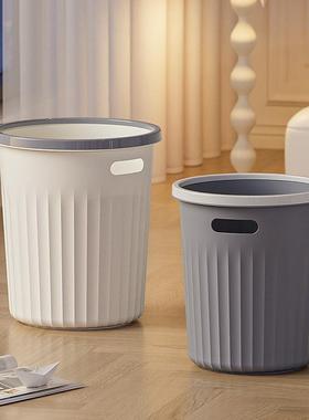 Large capacity, portable trash bin suitable for home use in