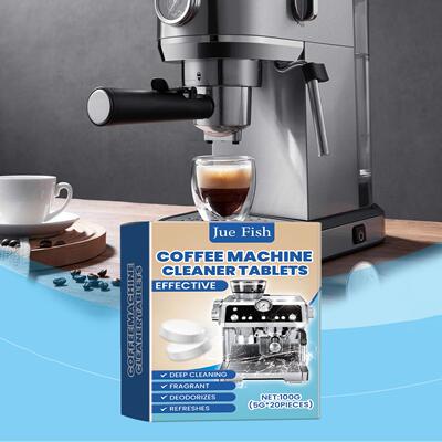 Jue-Fish Coffee Machine Cleaning Effervescent Tablets - Clea