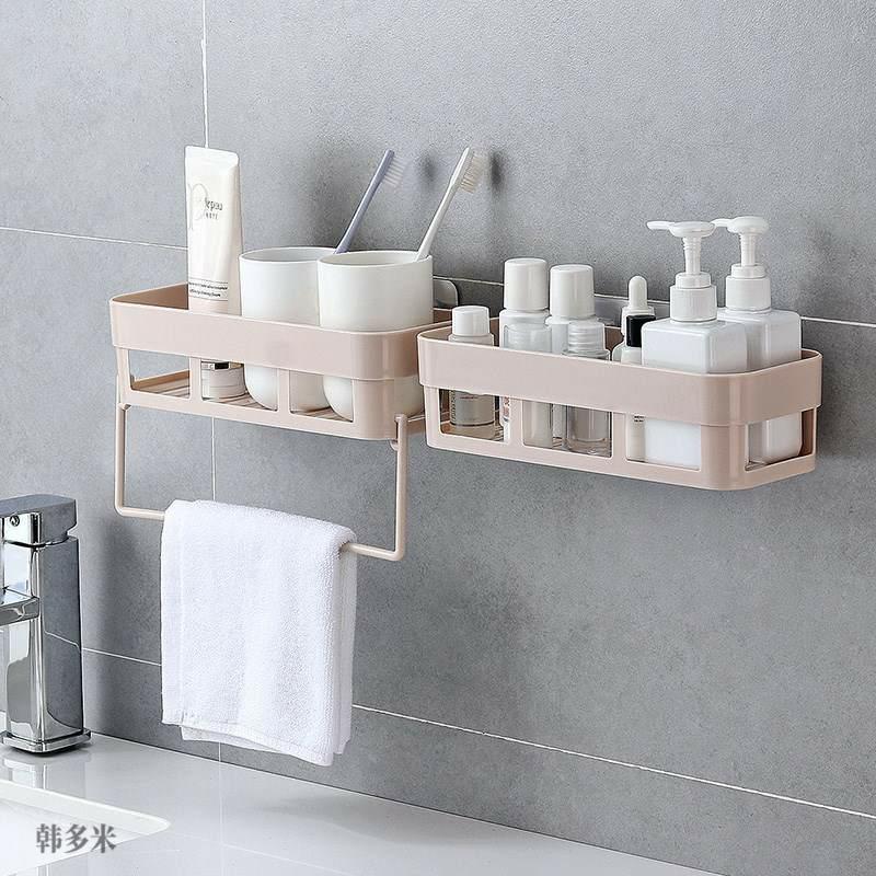 bathroom shelves toilet wall towel rack wash gargle storage